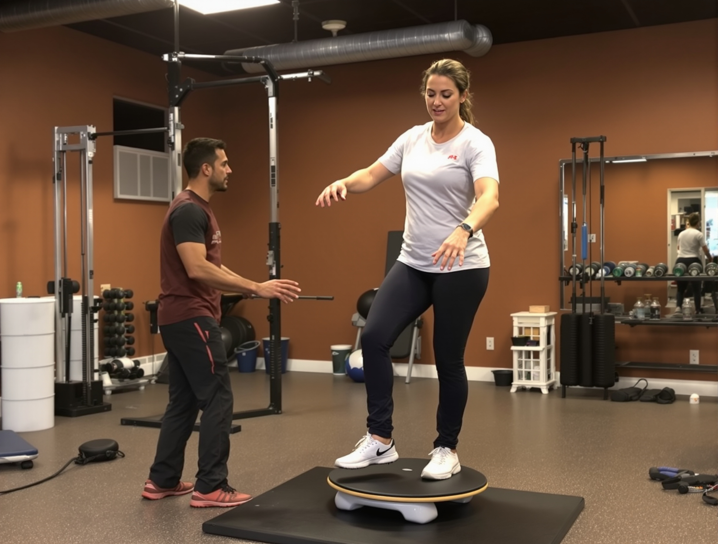 Balance and stability training exercise